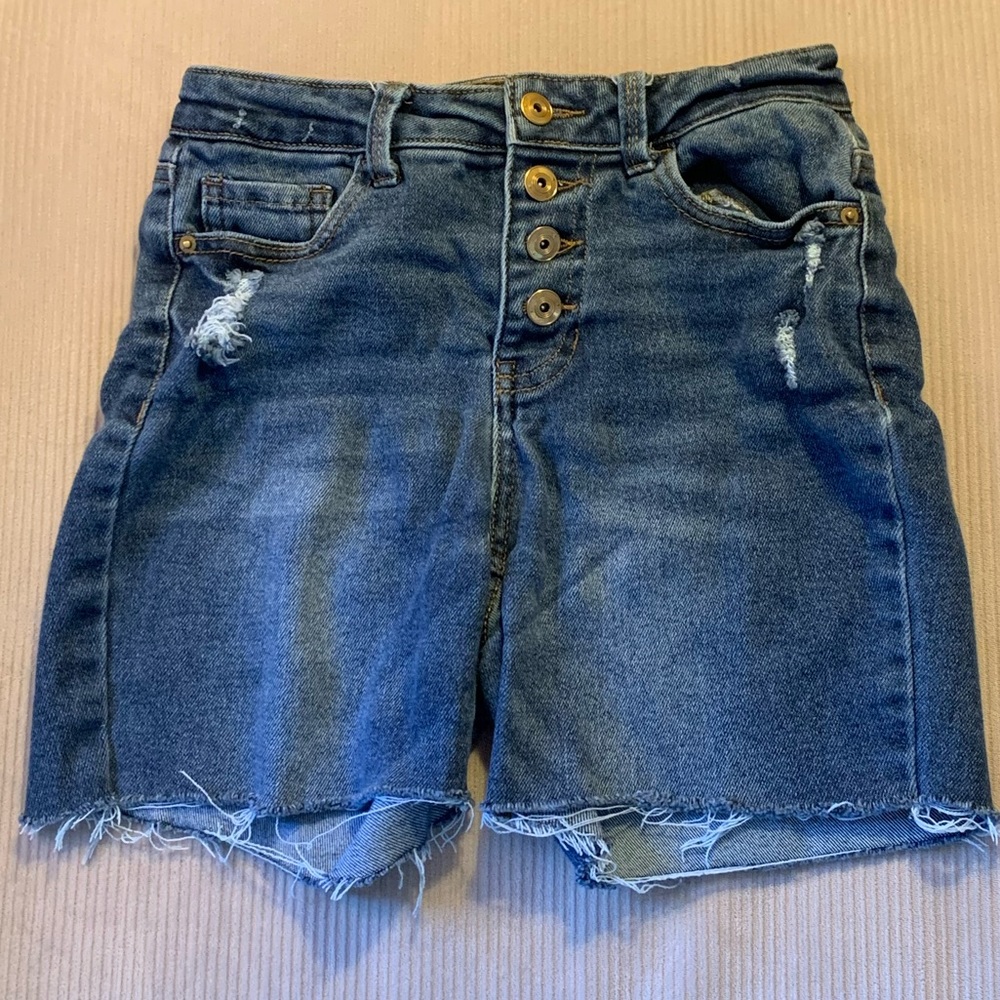 Denim jean shorts
